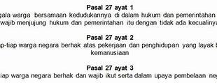 Tuliskan Pasal 33 Ayat 1 Sampai 5